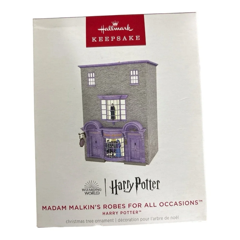 Hallmark 2024 Harry Potter MADAM MALKIN'S‎ ROBES FOR ALL OCCASSIONS Ornament